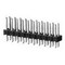 Te Connectivity Board Connector, 18 Contact(S), 2 Row(S), Male, Straight, 0.1 Inch Pitch, Solder Terminal, Black 103322-9 - alternate 1